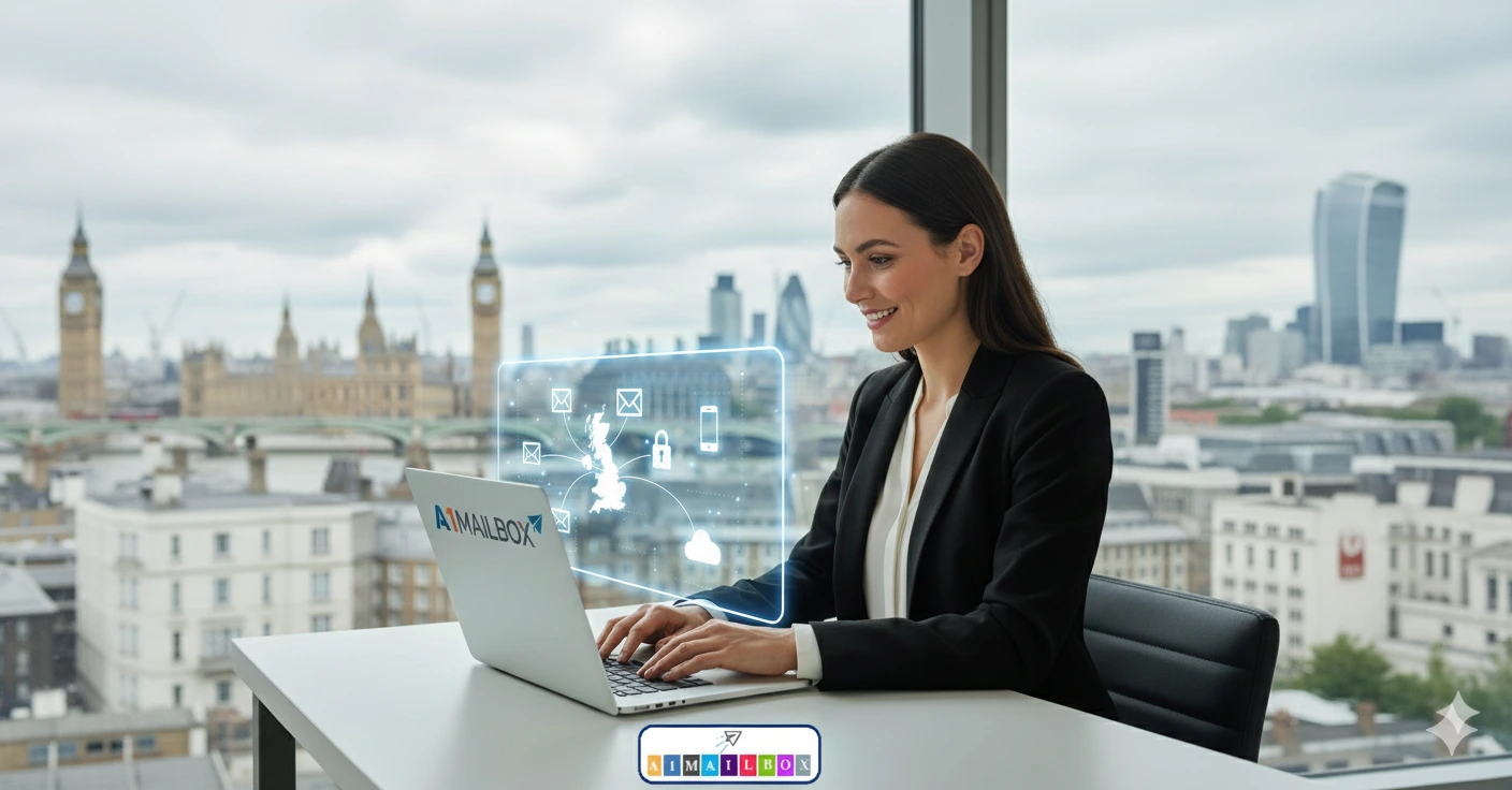Virtual address UK for company setup with A1MailBox width=