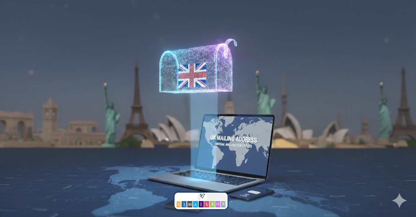 Virtual mailbox service for UK expats to keep their UK mailing address online
